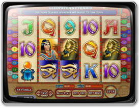 Play Cleopatra’s Pyramid Slots now!