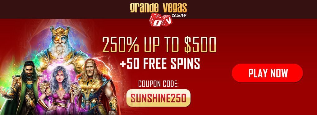 New Game New Bonus At Grande Vegas Casino